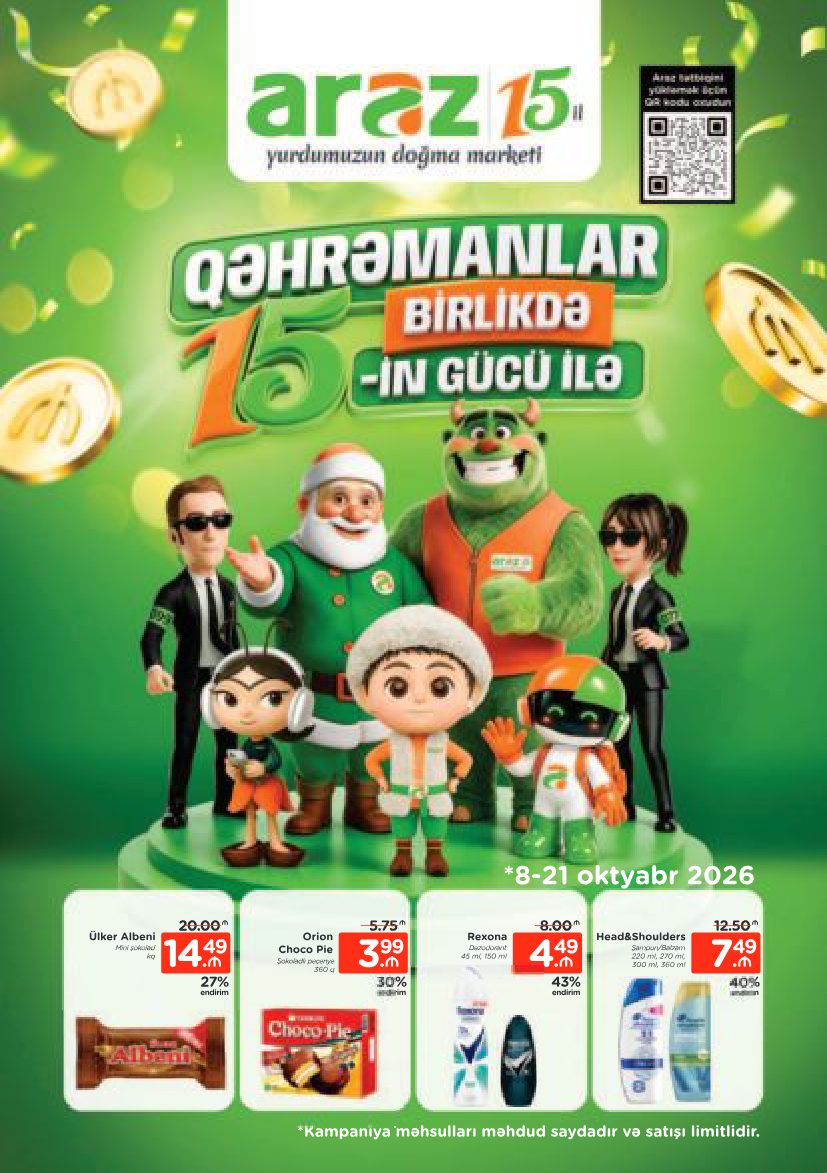 Qəhrəmanlar Birlikdə 15-in Gücü İlə