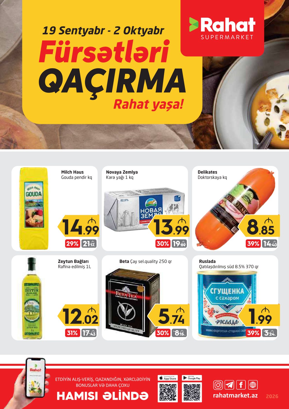Rahat Market Endirim Kataloqu