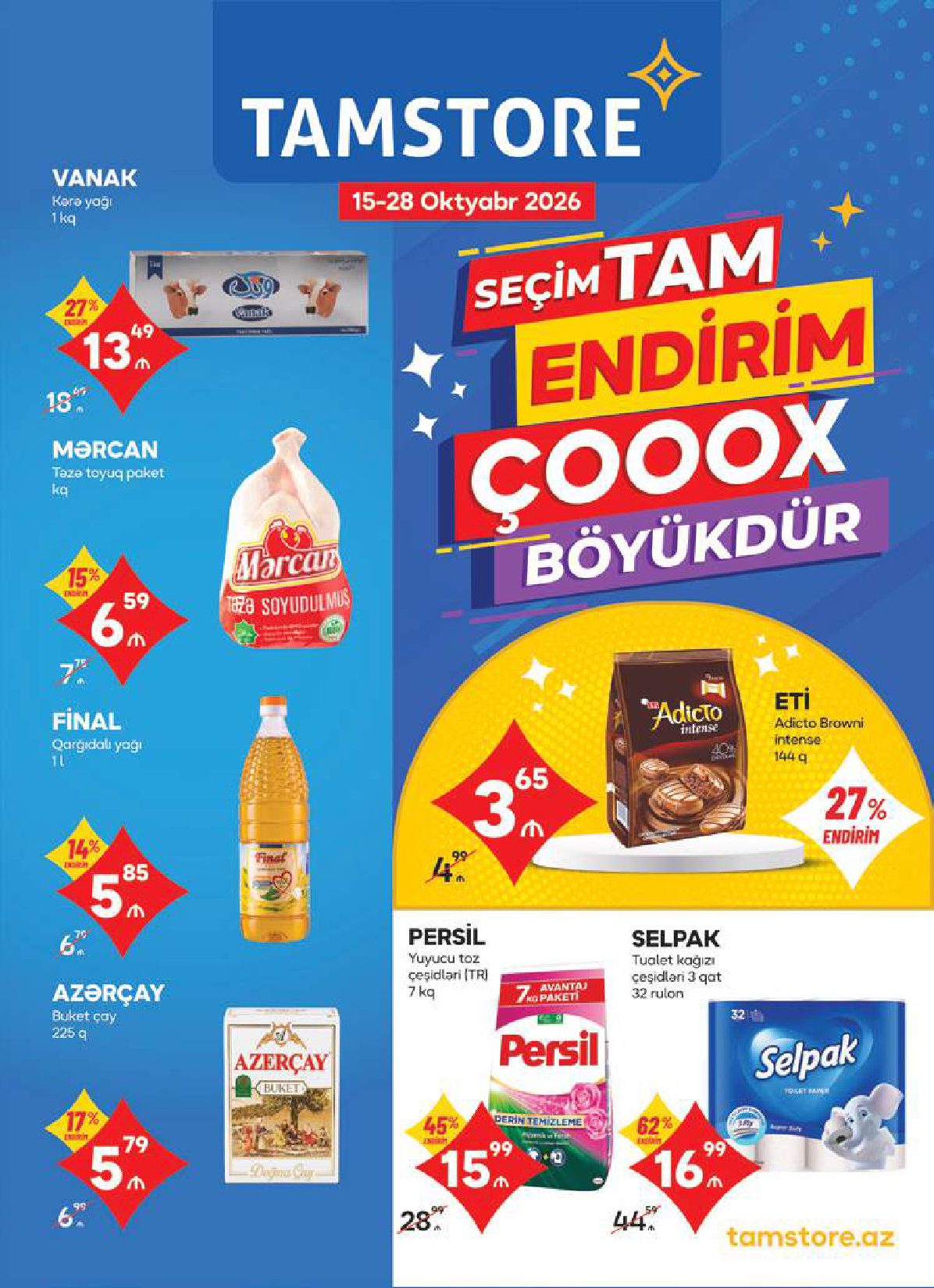 Seçim Tam Endirim Çooox Böyükdür
